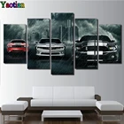 5 шт. Роскошные изображения мышечных автомобилей, алмазная вышивка, полная круглая 3d-вышивка крестиком, мозаика, алмазная живопись Стразы