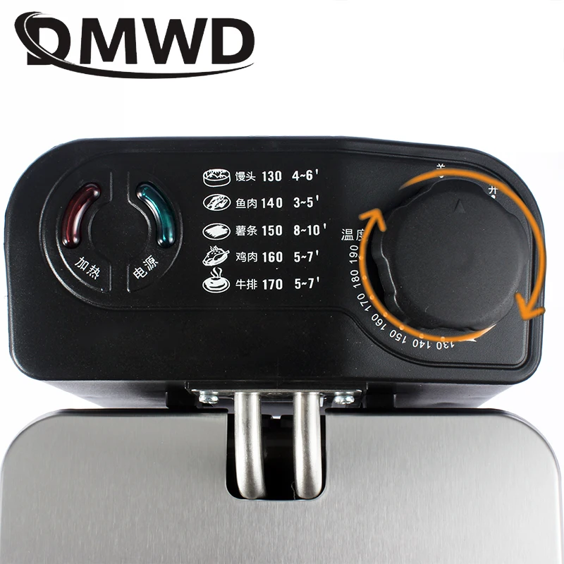 DMWD 2.5L электрическая фритюрница нержавеющая сталь масляная духовка сковорода