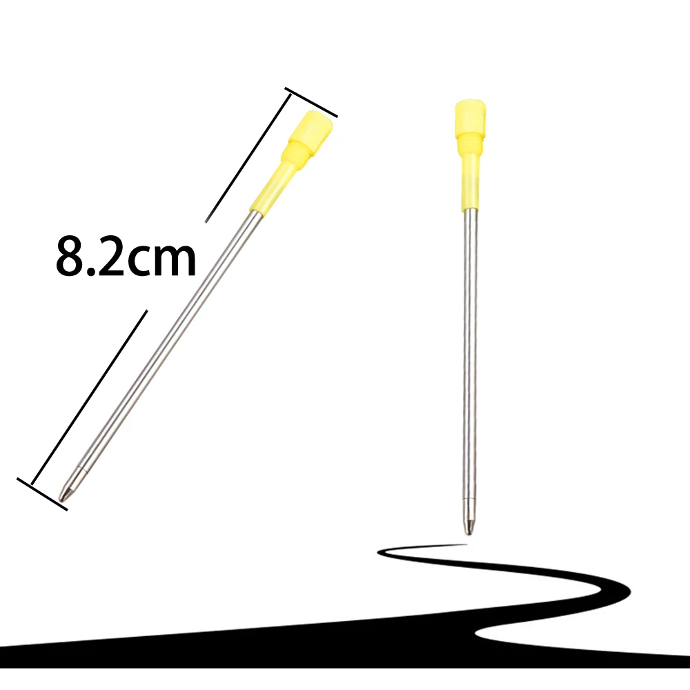 Стержни для шариковых ручек металлические синие и черные чернила 10 шт./лот |