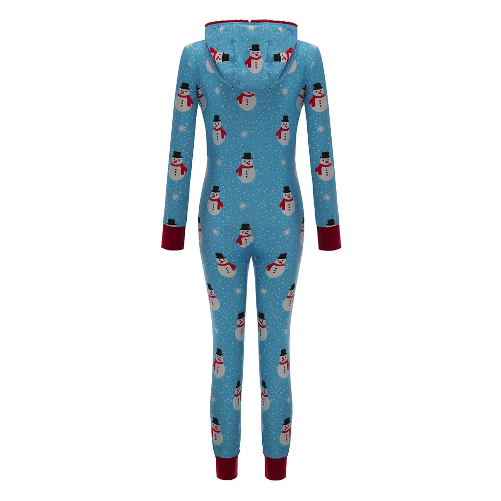 

Women Long Sleeve Hooded Fashion Printed Bodysuit Women Pyjamas Nightwear Cute Jumpsuit Sleepwear Combinaison Femme Ropa Mujer