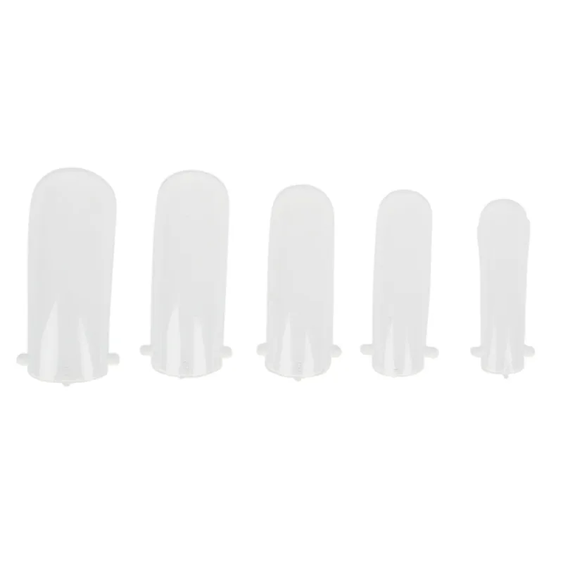 100 шт./компл. накладные ногти Двойная форма система для ногтей УФ геля акриловая