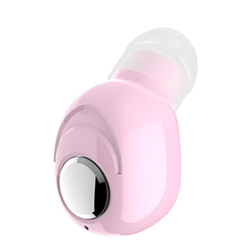 Pink Мини беспроводные Bluetooth наушники V5.0 стерео наушники-вкладыши с микрофоном спортивные наушники для бега наушники для samsung huawei Xiaomi - Цвет: Pink