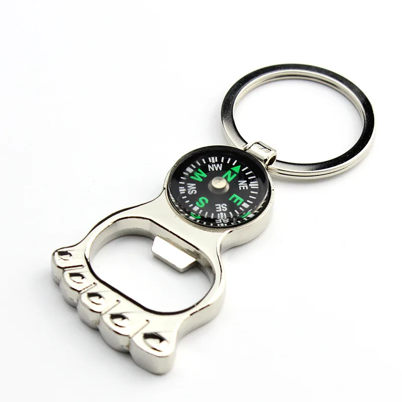 Открывалка для бутылок с компасом открывалка ключей из нержавеющей стали пива