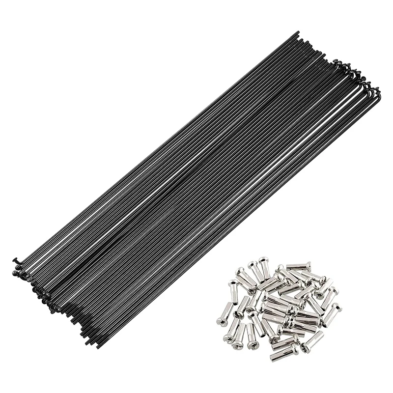 

36 шт./набор, 14G J изгиб 261 мм велосипедный вынос руля горный велосипед стальной спиц велосипеда спицы с сосками колеса Запчасти