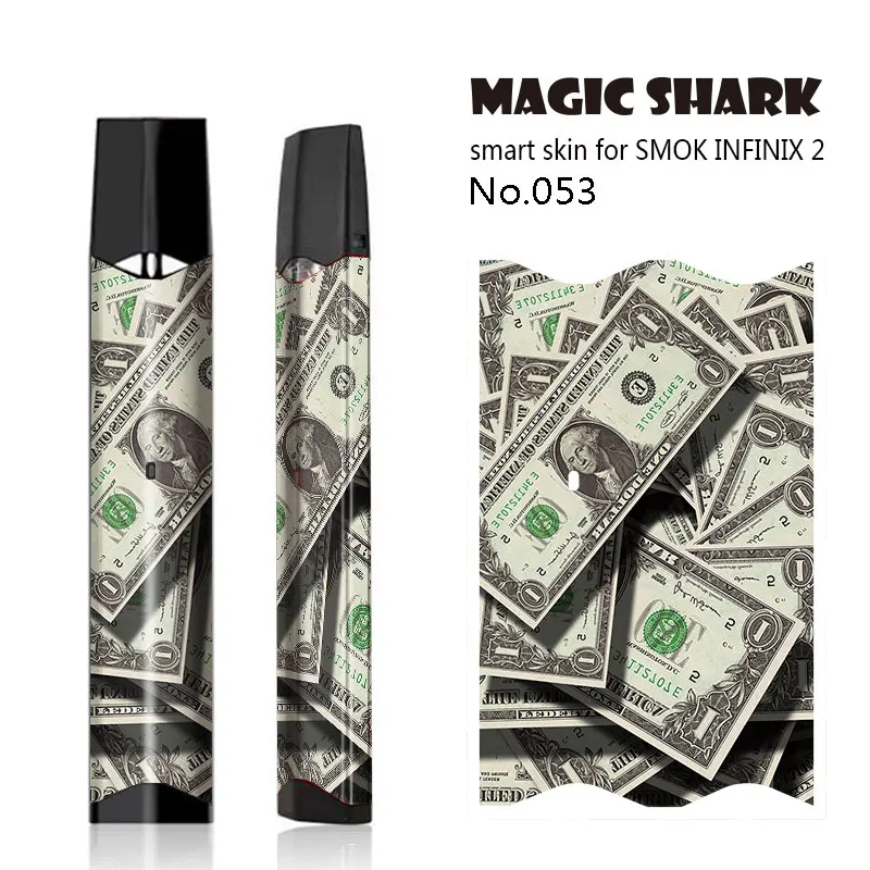 Волшебная Акула M10 CR7 Ronaldo Money Boom Messi ПВХ стерео пленка чехол для вейпа наклейка Smok