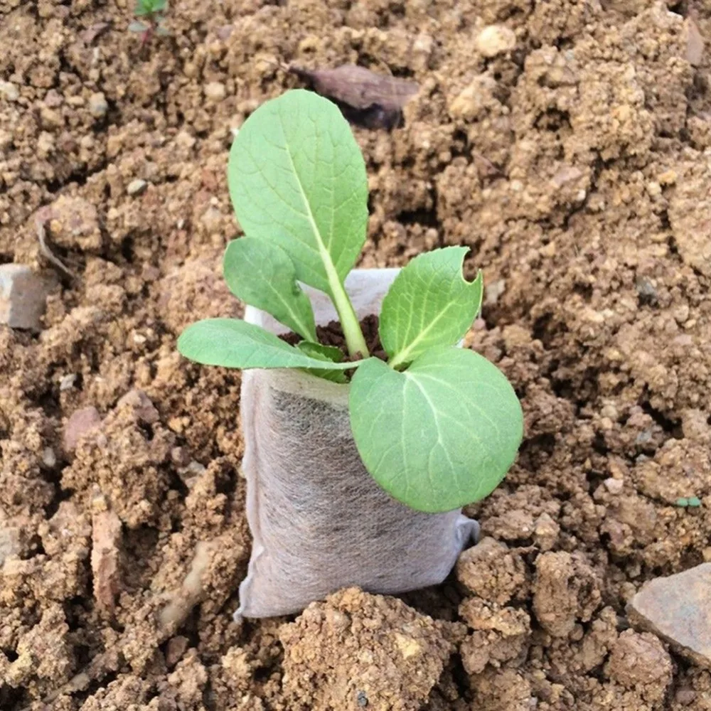 2020 бытовой нетканый мешок для рассады 100 шт Садовые принадлежности посадочная