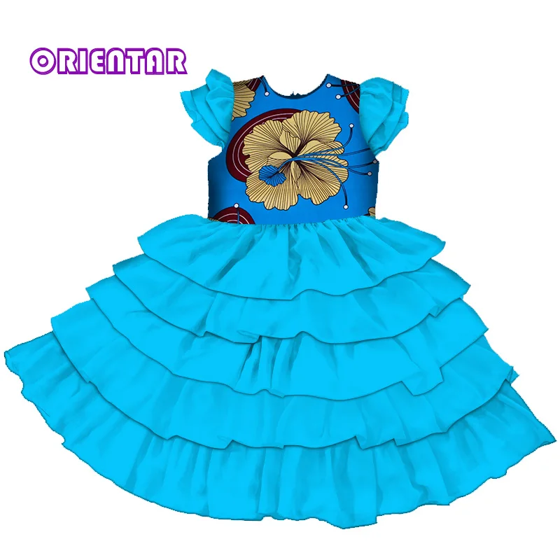 Милые африканские платья для девочек бальное платье с Африканским восковым