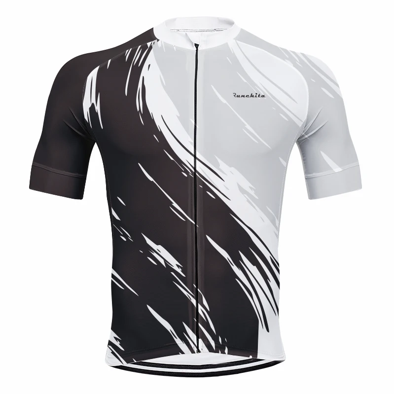 Runchita brand pro men's short-sleeved shirt cycling Jersey summer breathable mtb sports wear bicycle | Спорт и развлечения