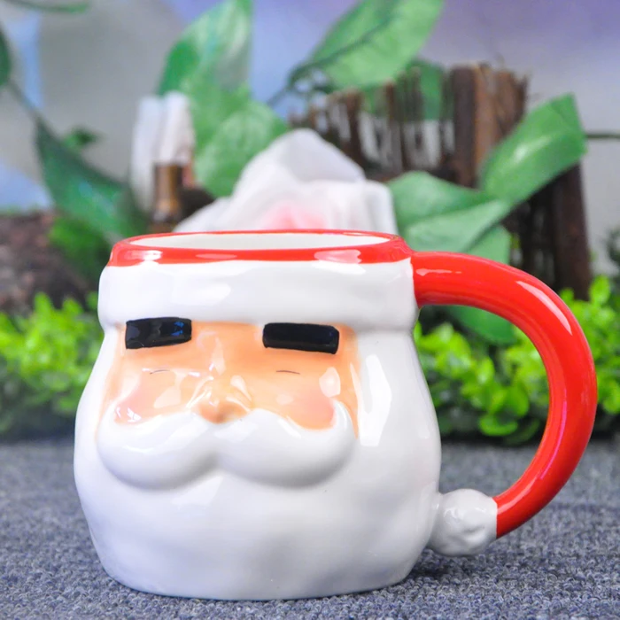 Новые креативные европейские Керамика Санта Клаус Кофе чашки чашка в форме