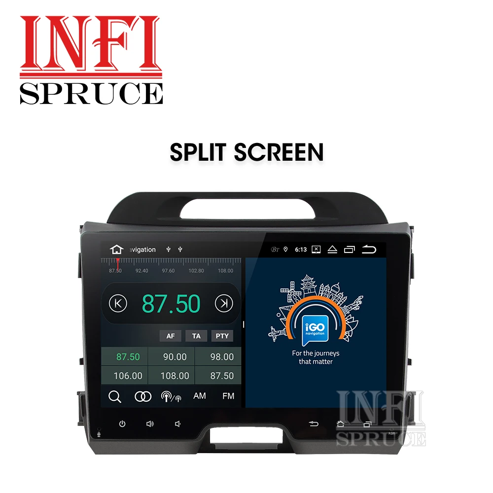Автомобильный dvd плеер Android 9 0 для KIA sportage 2007 2010 2011 2012 2013 2014 2015 с автомагнитолой