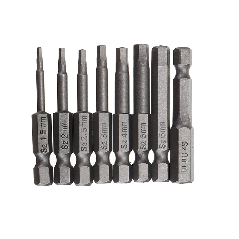 8 шт шестигранный ключ Набор бит быстрое изменение подключения ударный драйвер