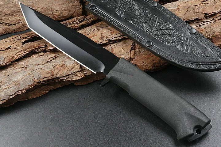 

Straight knife self-defense survival fixed knife camping hunting knife field self-defense tactics special forces tool EDC