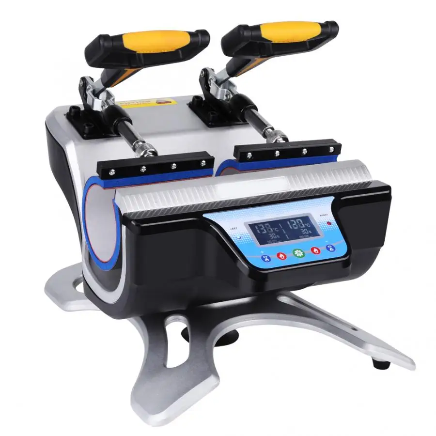 

Double Stations Mug Heat Press ST-210 Sublimation Transfer Printing Machine Cup Sublimation Transfer