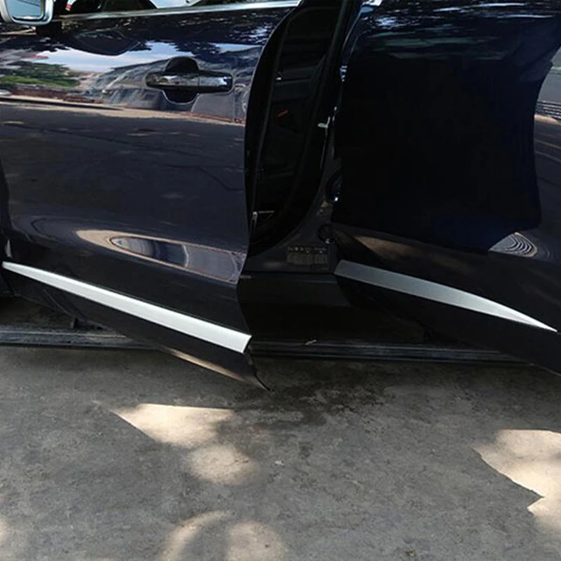 Три вида молдинги для боковой двери автомобиля 3D наклейка Jaguar F-Pace внешние