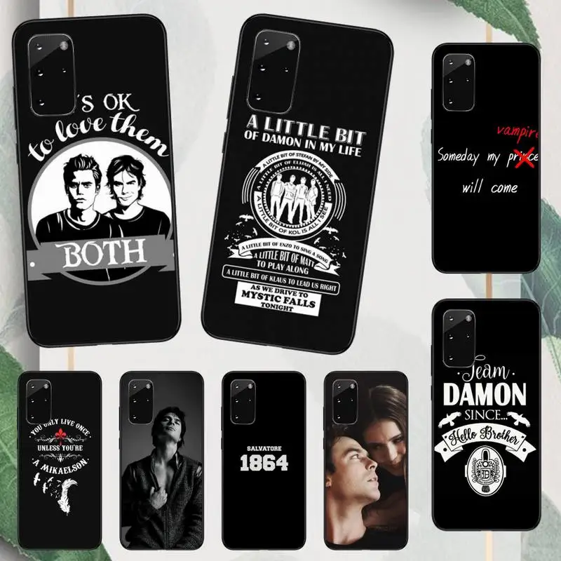 

The Vampire Diaries Stefan Damon Phone Case For Samsung galaxy A S note 10 12 20 32 40 50 51 52 70 71 72 21 fe s ultra plus