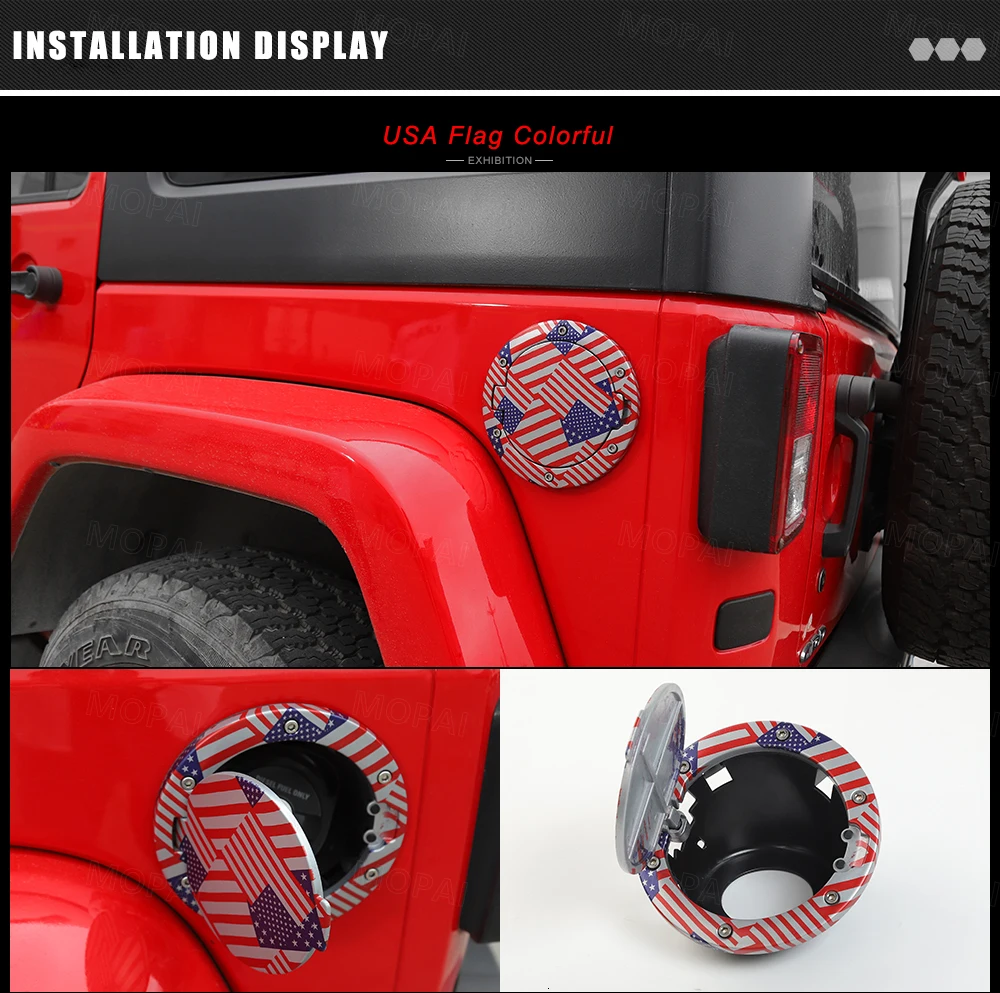 MOPAI крышка бака для Jeep Wrangler JK 2007- автомобильный масляный колпачок крышка топливного бака Крышка для Jeep Wrangler аксессуары для автомобиля Стайлинг