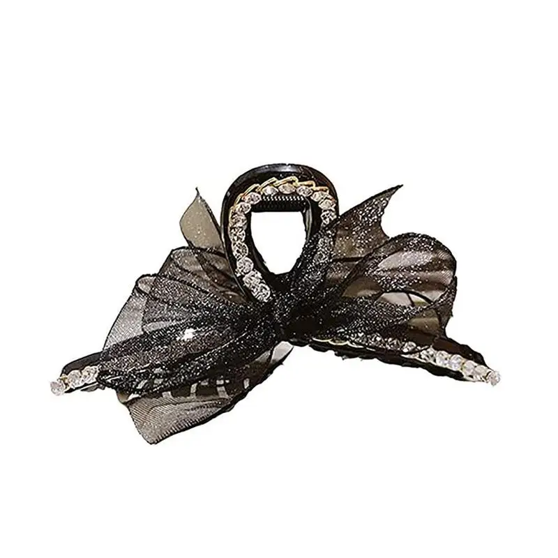

Bowknot Rhinestone Hair Claws Clips Women Headdress Elegant Fashion Bowknot Hair Clamps Hair Accessories Hair Clip Pince Cheveux