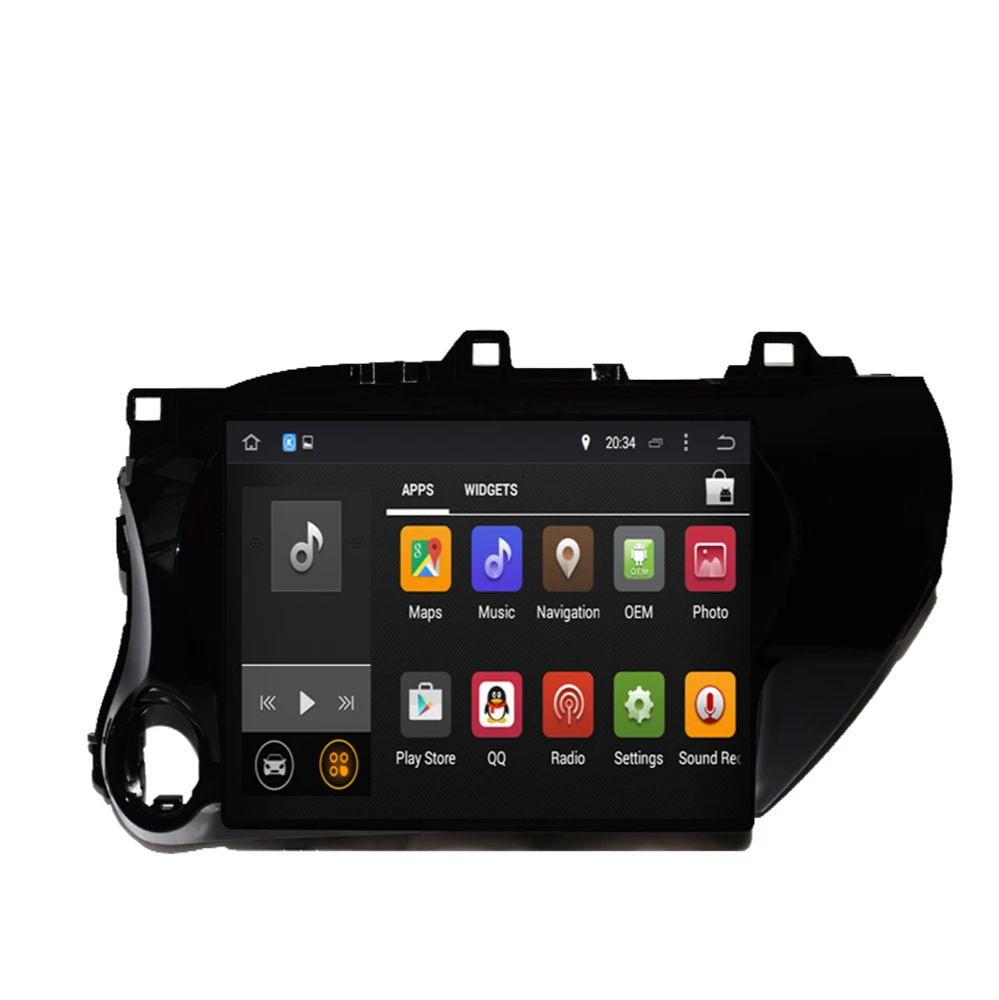 Автомобильный GPS-навигатор для Toyota Hilux 2016-2021 2 Din Android 10 0 автомобильный