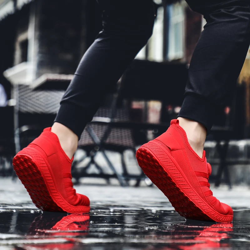 Новинка 2019 уличная Мужская обувь для бега светильник прогулочная дышащая на