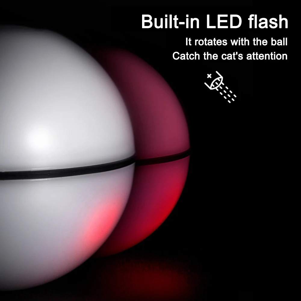 Интерактивная игрушка для кошек мяч умный автоматический катящийся котенок USB