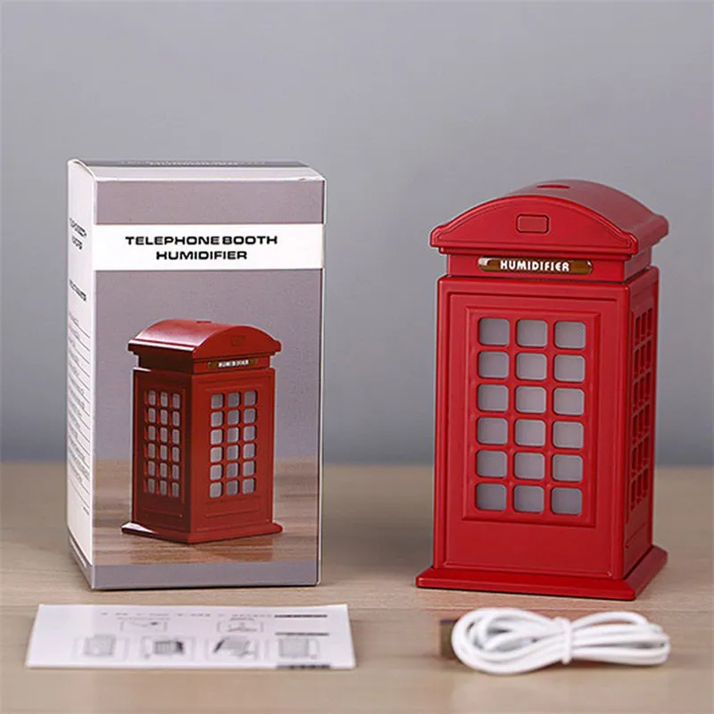 300 мл ультразвуковой распылитель тумана фоггер телефонная будка с 7 сменными