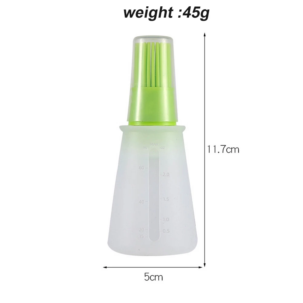 1/3 шт. портативная силиконовая бутылка для масла щетка гриля с крышкой выпечки