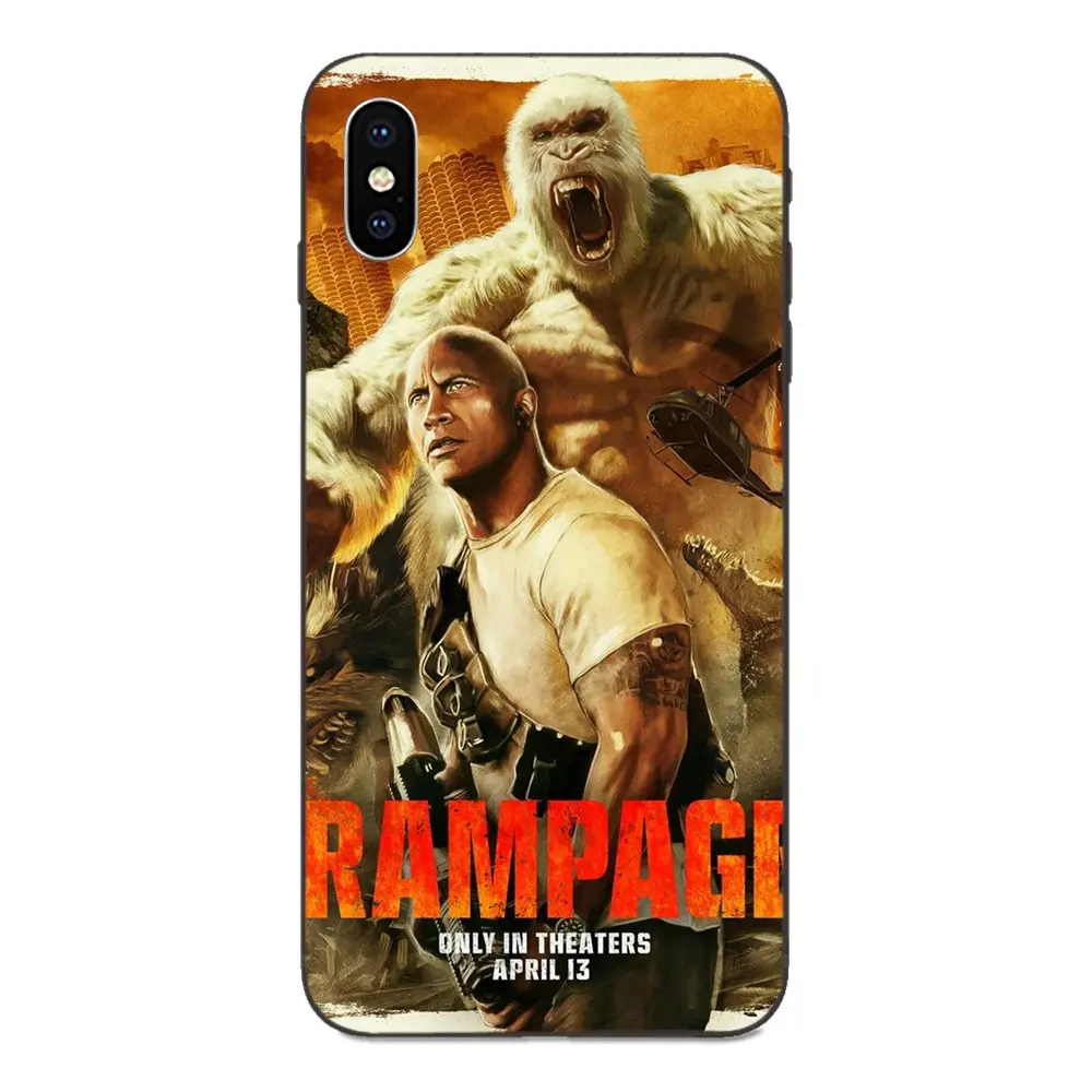 Защитный чехол из ТПУ для Apple iPhone 4 4S 5 5S SE 6 6S 7 8 Plus X XS Max XR Johnson Rampage 2018 | Чехлы