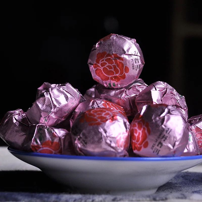 

Китайский чай пион пуэр свежий аромат новый чай Юньнань пион Мини Туо спелый чай пуэр красота уход за здоровьем