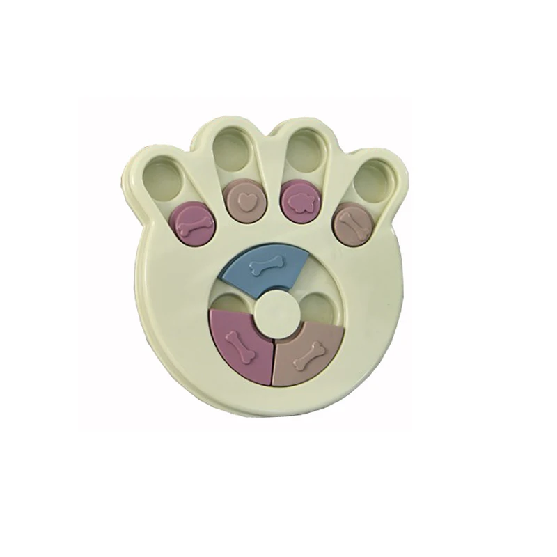 Медленная кормушка для кошек миска еды поворотная головоломка игрушки медленно