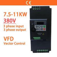 380v 7 5kw11kw 10hp15hp vfd economical converter changer variator drive for motor speed control variable frequency inverter