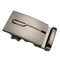 mens automatic slide buckle replacement metal rectangle ratchet belt buckles