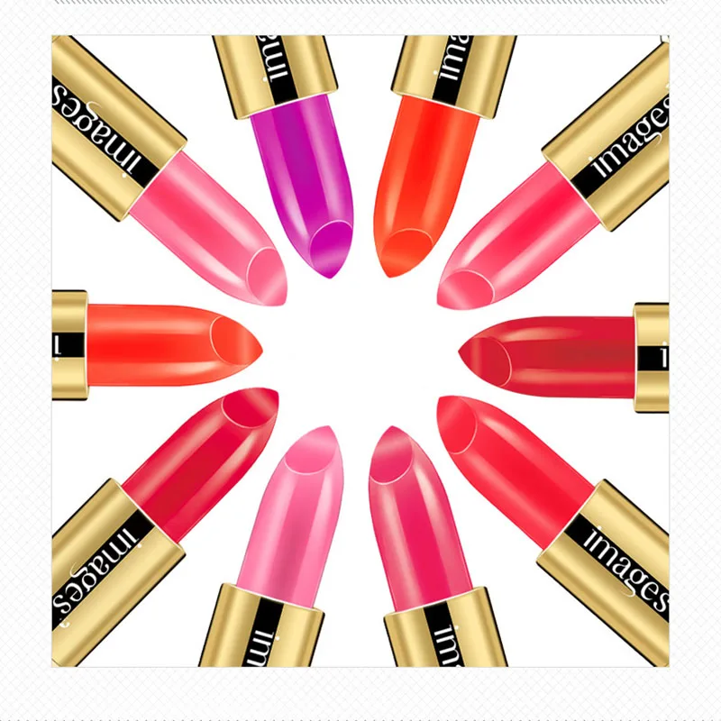 Изображения 10 цветов матовая губная помада водостойкая увлажнение губ легко