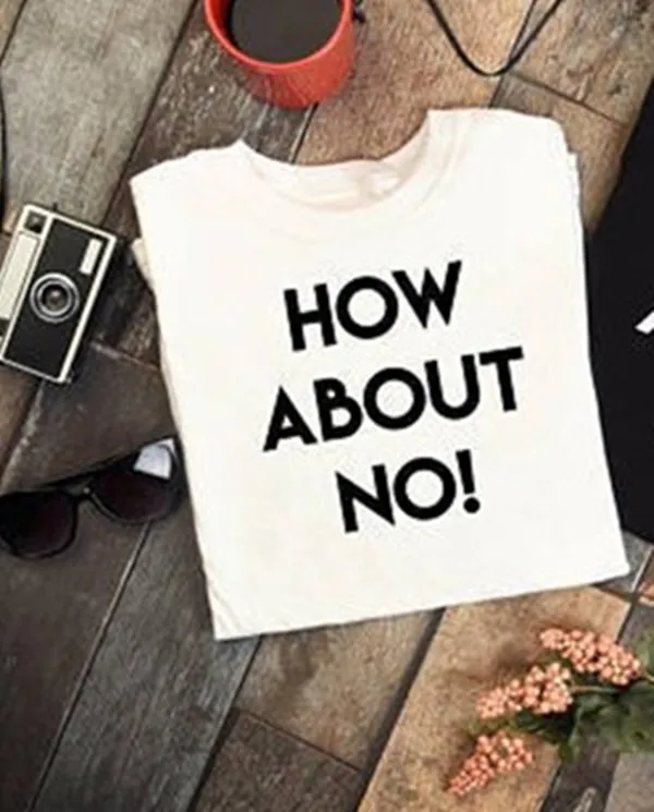 Для женщин как об отсутствии на каждый день Футболка Топ с девизом коротким