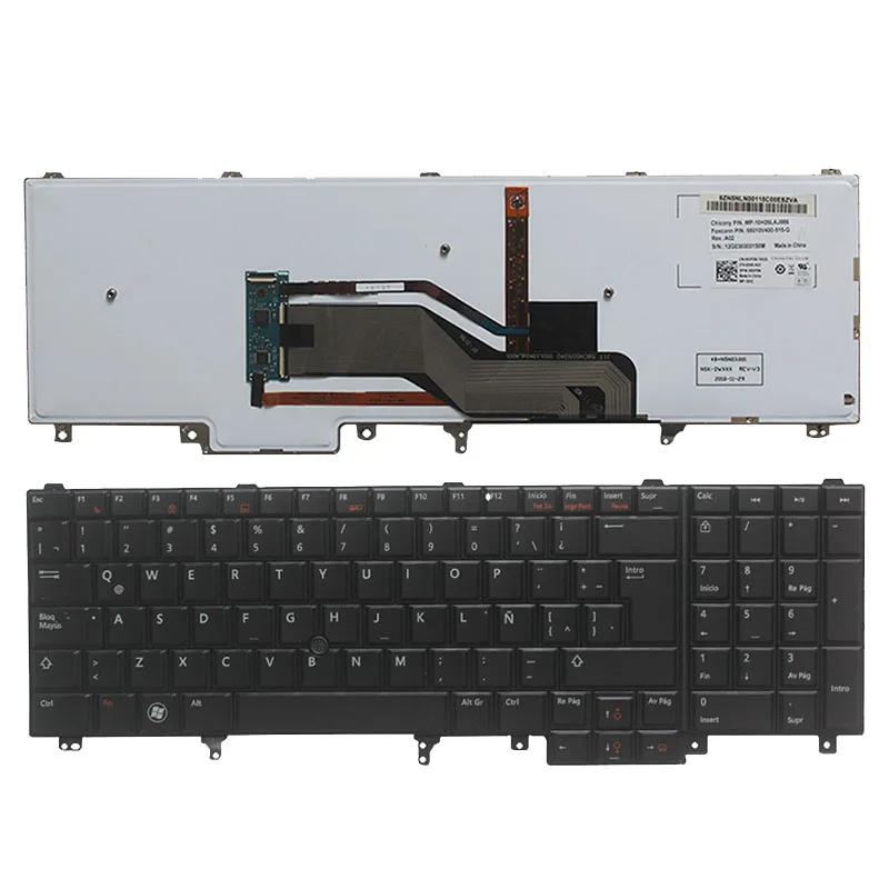Клавиатура для ноутбука DELL E6520 Teclado E6530 E6540 E5520 E5520M E5530 с подсветкой | Компьютеры и