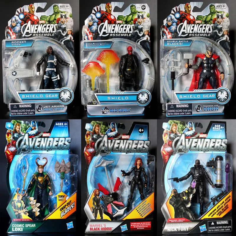 Hasbro Marvel Мстители Рокки Hawkeye Халк Железный человек супергерой персонаж фигурка куклы игрушки Детские подарки 10 см