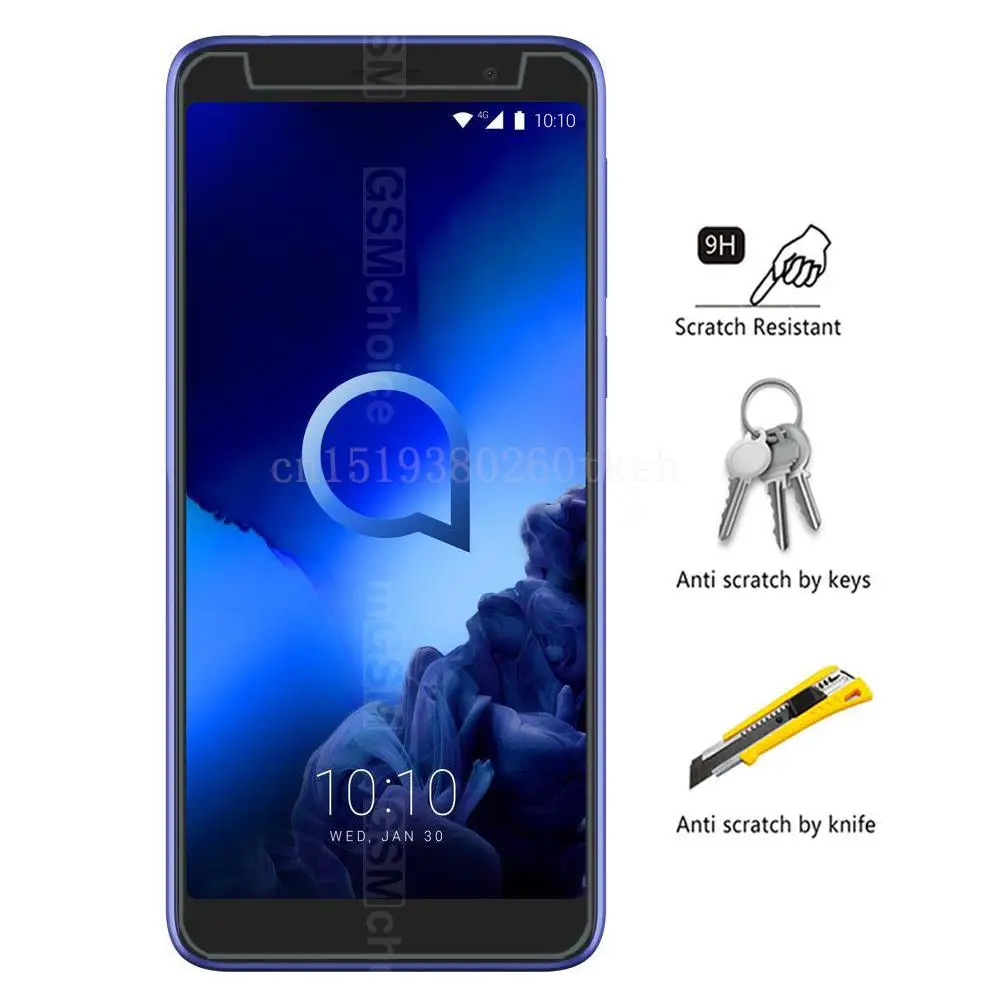Для Alcatel Работает с любым оператором, 1 1C 5003D 1S 5024D 1X2019 5008Y 3 5053 3L Avalon V оникс закаленное Стекло Защитная пленка для экрана 3X 3L2018
