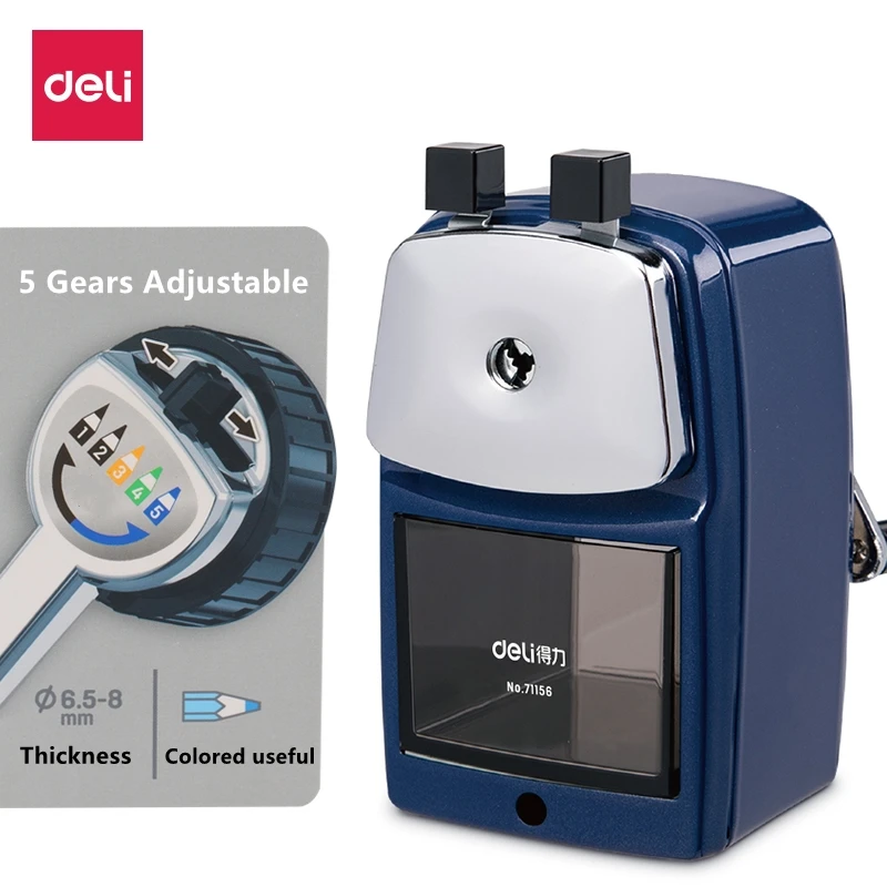 Deli ручной карандаш-затачиватель металлическая конструкция наконечник