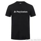Хлопковая футболка с короткими рукавами для PS, Xbox игровой консоли PlayStation Футболка Мужская Летняя Повседневная футболка Топы