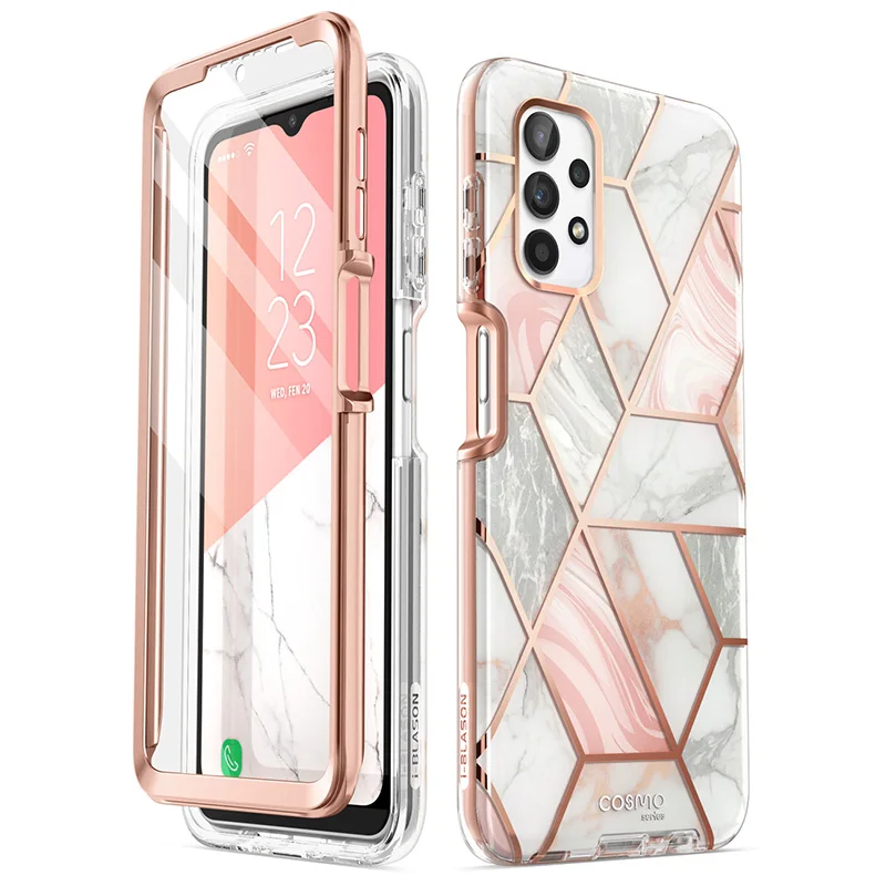 

I-BLASON For Samsung Galaxy A32 5G Case 2021 Release Cosmo Slim Full-Body Protective Case Cover with Built-in Screen Protector