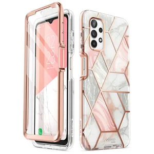 i blason for samsung galaxy a32 5g case 2021 release cosmo slim full body protective case cover with built in screen protector