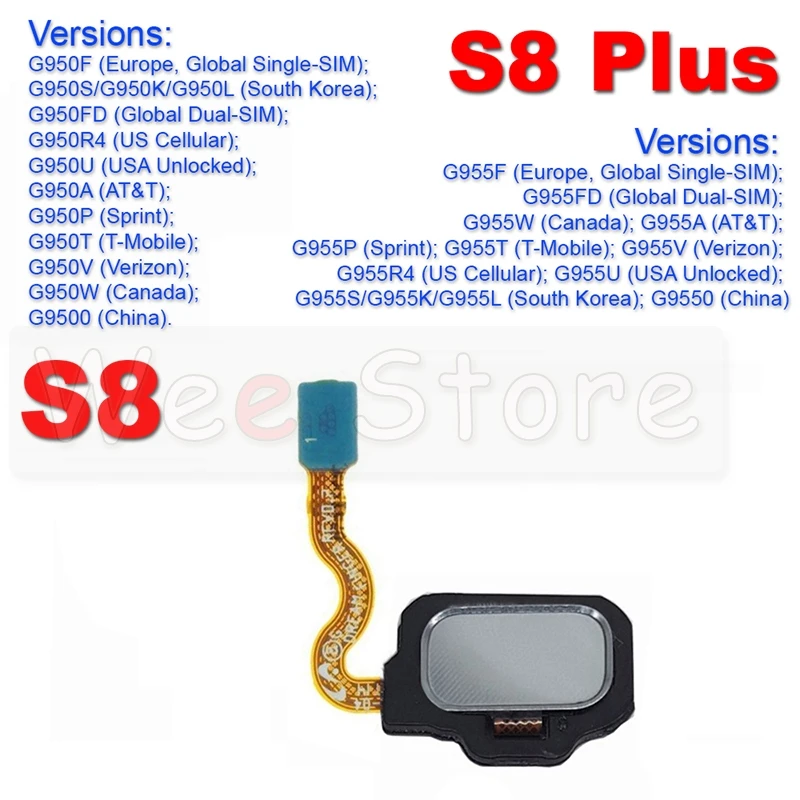 Кнопка возврата домой сенсорная ID клавиша датчик отпечатков пальцев гибкий