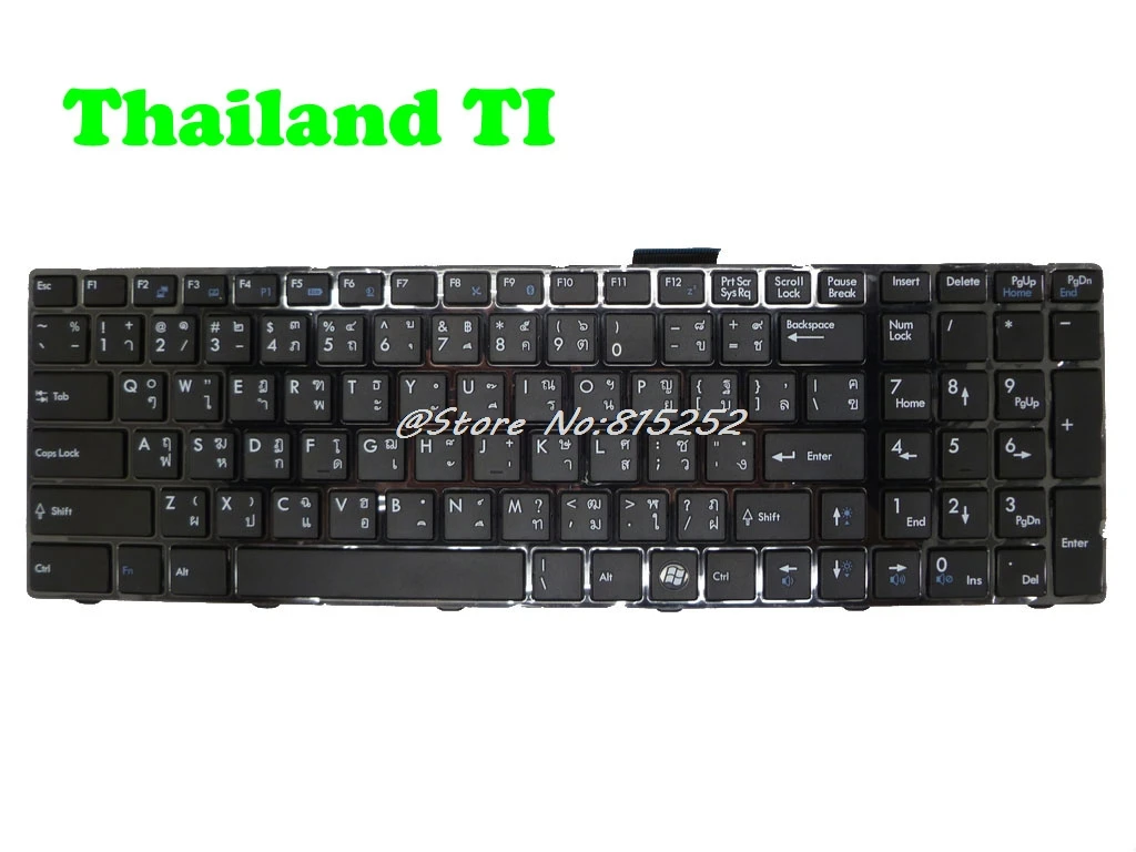 

GR US Keyboard For MSI GE70 2OE 2PL GP60 GP70 2PE GE60 CR60 CR70 CR61 0M 2M 3M CX61 MS-16GA 16GB 16GC 16GD 1755 1756 1758 175A