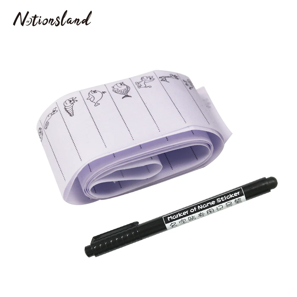 200 шт. белые этикетки для школьной одежды | Дом и сад