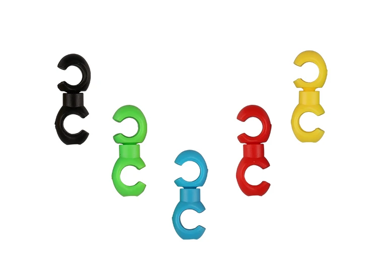 

GUB J01 100Pcs Bicycle S-Clips Buckle Cable Guides Brake Shifter Hose Housing Cable Clips Clamp