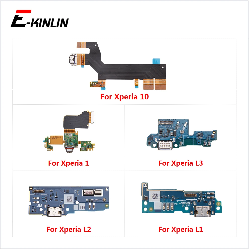 

USB Charging Port Dock Plug Connector Charger Board Flex Cable For Sony Xperia 10 1 L3 L2 L1