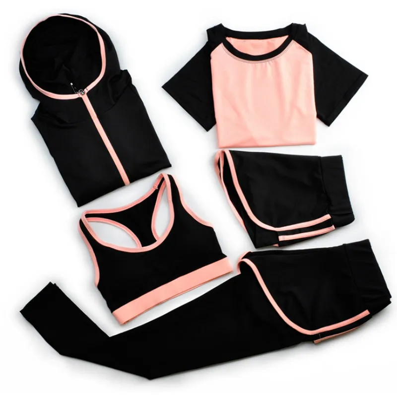 Летний женский тренировочный костюм Женская фотография и короткие женские