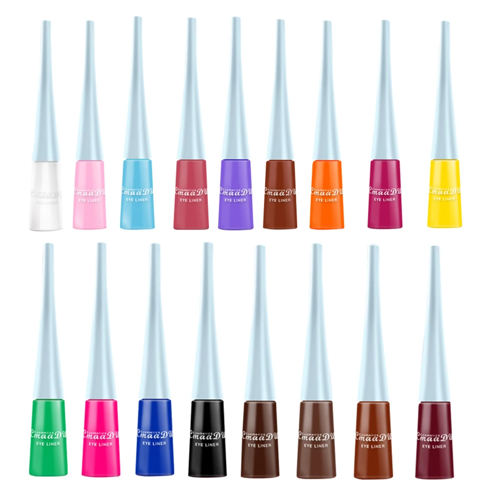 

Профессиональная Черная Подводка для глаз, быстросохнущая стойкая водостойкая жидкая подводка для глаз, не выцветает и не выжимает жидкост...