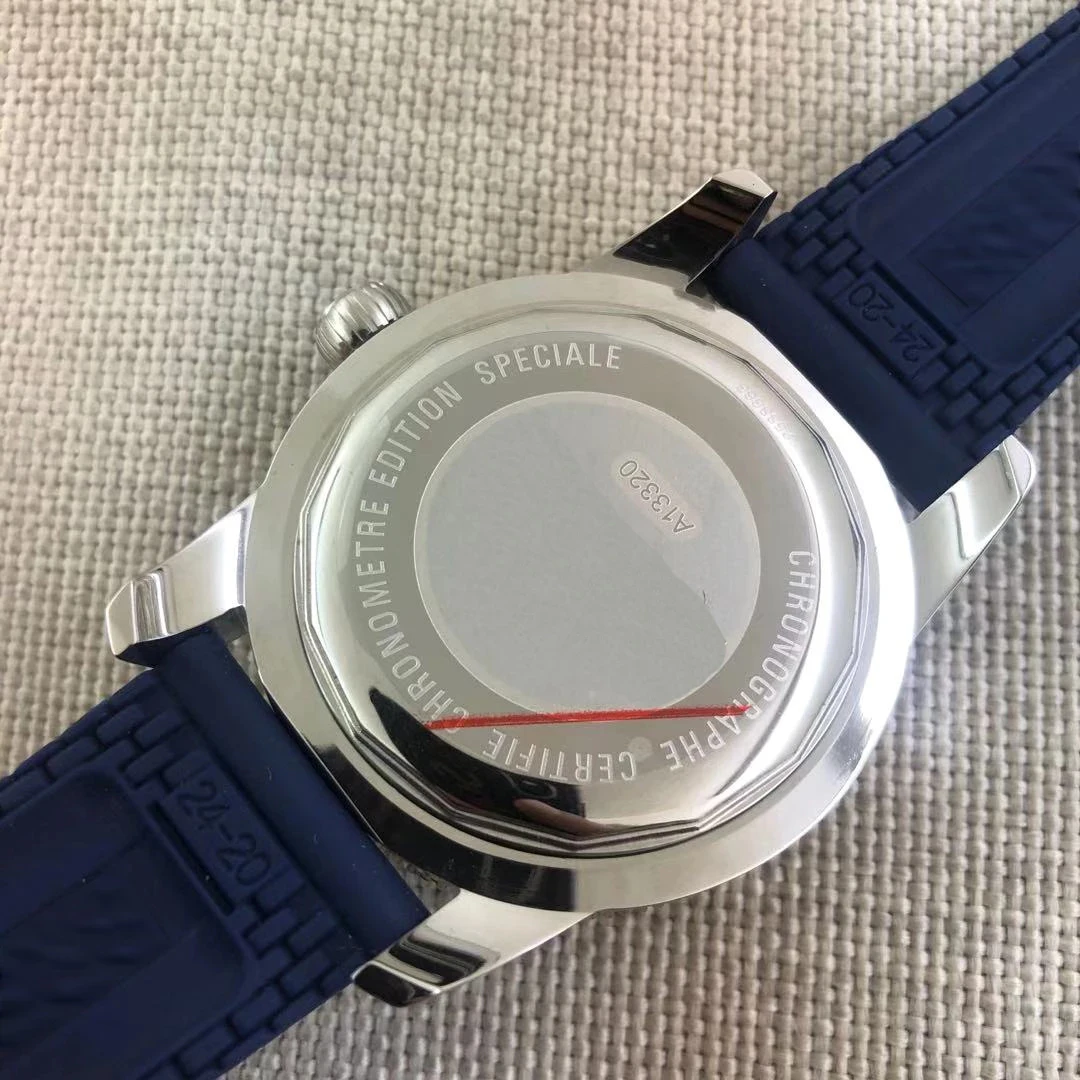 

New Men Automatic Mechanical Sapphire SuperOcean Stainless Steel Ceramic Rotatable Bezel Rose Gold Silver Blue Rubber Date Watch