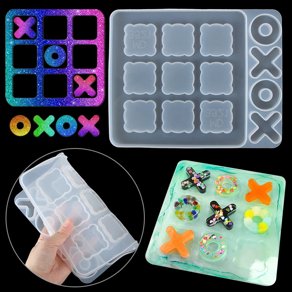 Силиконовые формы для литья из эпоксидной смолы форма настольной игры с острым