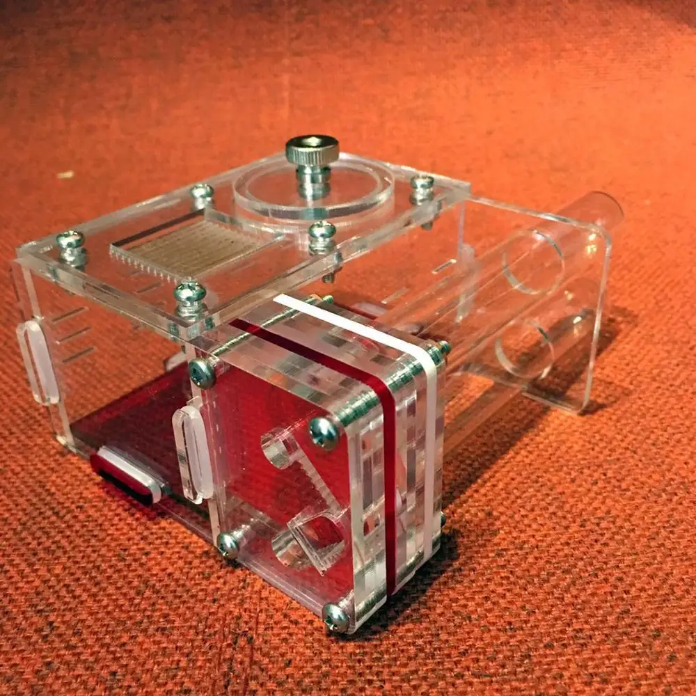 Муравьиное ферма гнездо/Трубное гнездо 2 трубки используется для молодых и